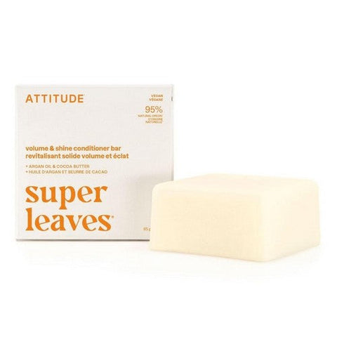 Attitude, Super Leaves Orange Blossom And Eucalyptus Volumizing Conditioner Bar, 3 Oz