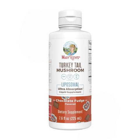 Turkey Tail Mushroom Liposomal Liquid Ultra Absorption Chocolate 7.6 Oz by MaryRuth's