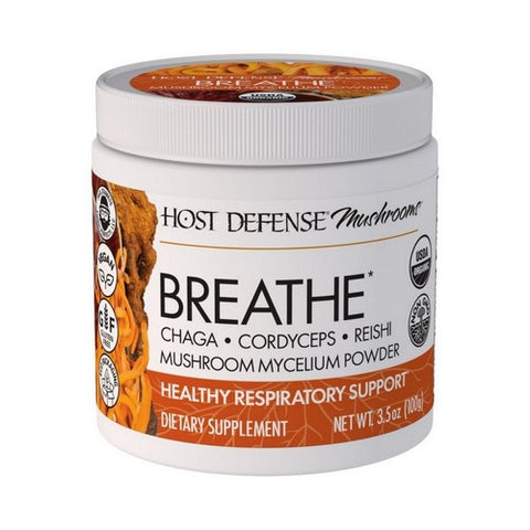 Mushrooms Organic Breathe Powder 3.5 Oz by Host Defense
