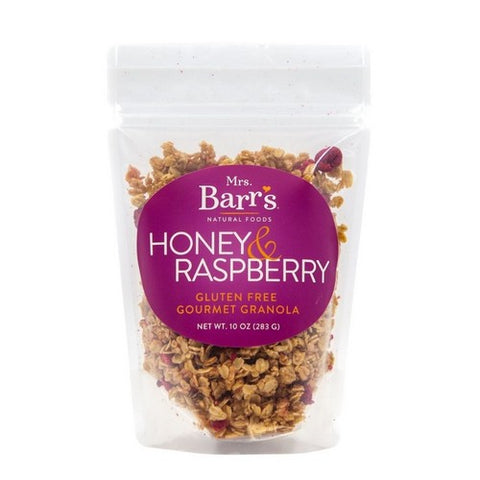 Honey Raspberry Granola 10 Oz by Mrs. Barrs Natural Foods