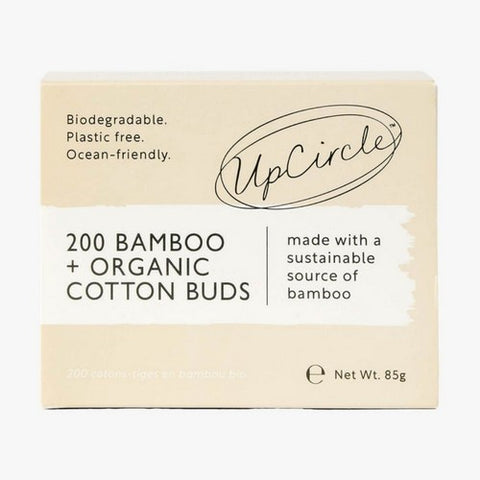 Bamboo + Organic Cotton Buds 200 Count by UpCircle