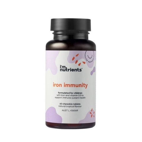 Children's Iron Immunity Chewable 60 Tabs by I M Nutrients