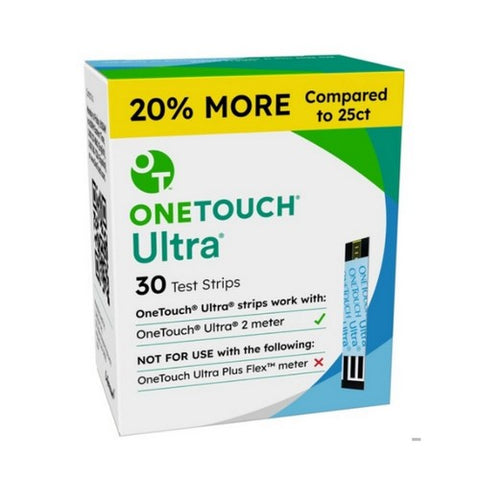 Ultra Test Strips 30 Count by Onetouch
