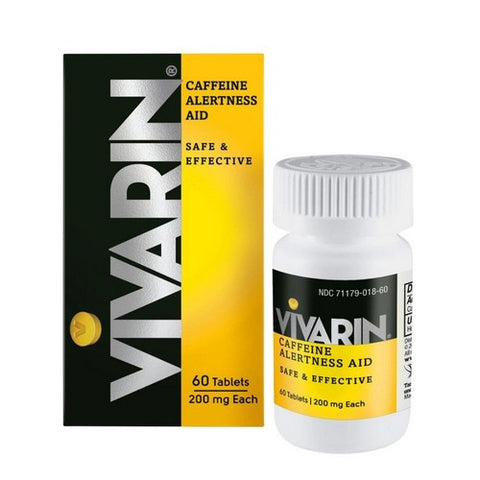 Caffeine Alertness Aid Energy Supplement 60 Tabs by Vivarin