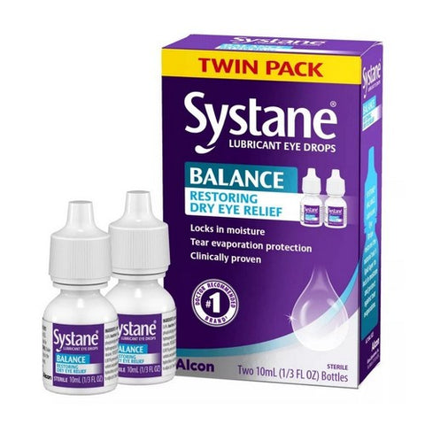Balance Lubricant Eye Drops 10 Ml / 2 Bottles by Systane