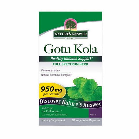 Nature's Answer, Gotu Kola, 950 Mg, 90 Veg Caps Nature's Answer