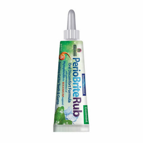 Nature's Answer, PerioBrite Rub Soothing Gel For Teeth & Gums Coolmint, 0.5 Oz