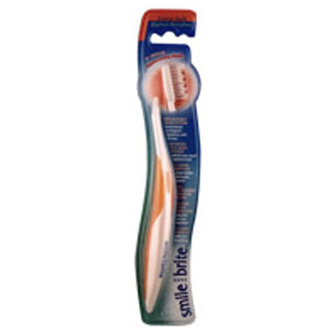 Smile Brite, Replaceable Head Toothbrush, Natural V-Wave X-Soft 1 EACH Smile Brite