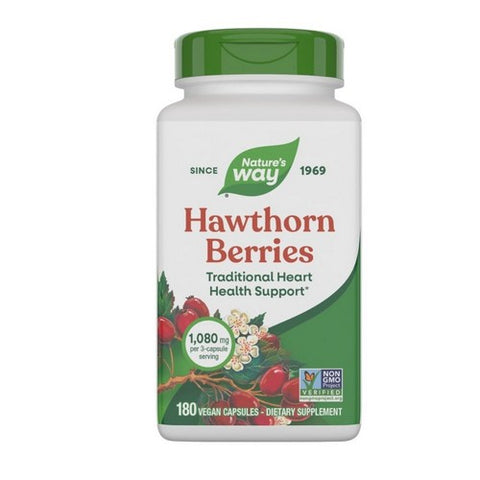 Hawthorn Berries 180 Vegicaps by Nature's Way