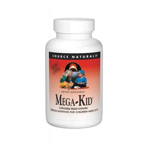 Megakid Children's Chewable Wafer 30 W by Source Naturals