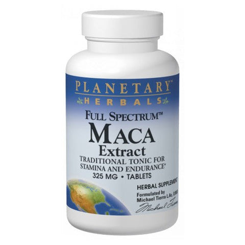 Planetary Herbals, Full Spectrum Maca Extract, 325 mg, 60 Tabs Planetary Herbals