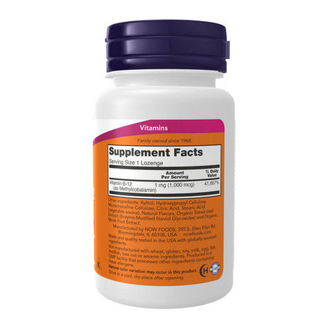 Now Foods, Methyl B-12, 1,000 Mcg, 100 Lozenges Now Foods
