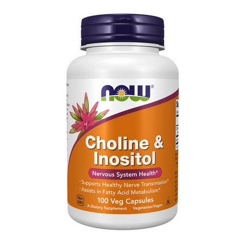 Now Foods, Choline & Inositol, 500 mg, 100 Veg Caps Now Foods