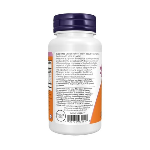 Now Foods, Melatonin, 1 mg, 100 Tabs Now Foods