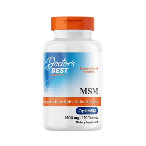 Doctors Best, MSM with OptiMSM, 1500 Mg, 120 Tablets Doctors Best