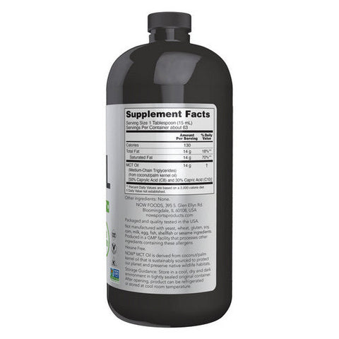 Now Foods, MCT Oil Liquid, 32 Fl Oz