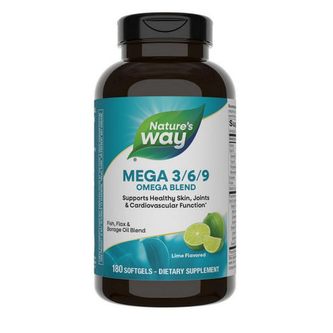 Mega 3/6/9 180 Softgels by Nature's Way