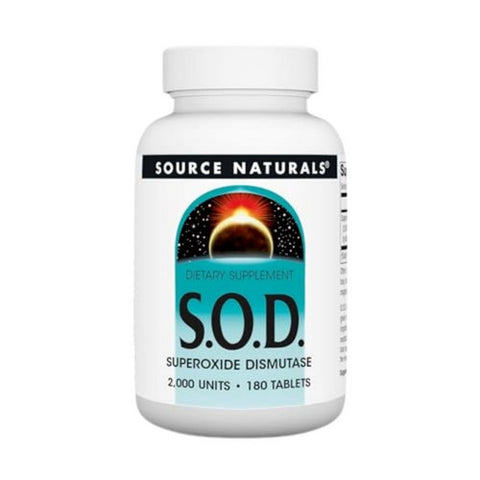 Source Naturals, Sod 2000 Units, 180 Tabs Source Naturals