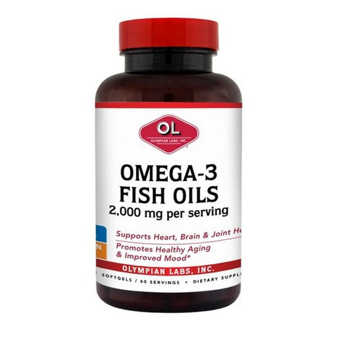 Omega 3 Fish Oils 120 Softgels by Olympian Labs