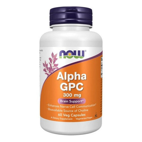 Now Foods, Alpha GPC, 300 Mg, 60 Veg caps Now Foods