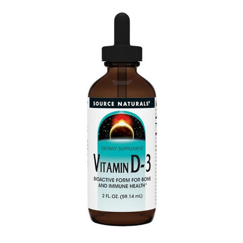 Vitamin D-3 Liquid 2 Oz by Source Naturals