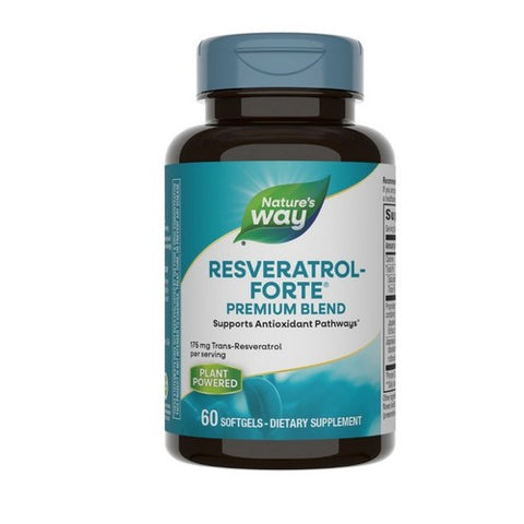 Resveratrol-Forte Premium Blend 60 Softgels by Nature's Way