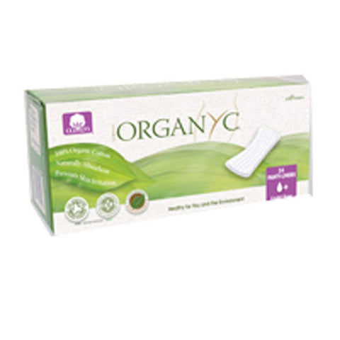 Organyc, Organic Cotton Panty Liners Folded, 24 ct Organyc