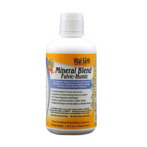 Vital Earth Minerals, Mineral Blend Fulvic-Humic, 32 Oz Vital Earth Minerals