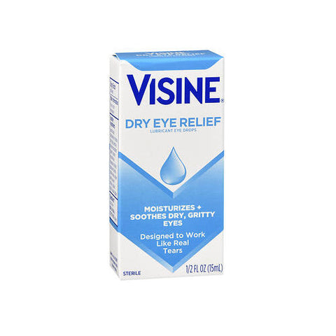 Visine, Dry Eye Relief Lubricating Eye Drops, 0.5 Oz Visine