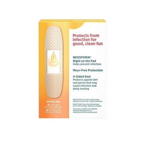 Band-Aid, Infection Defense With Neosporin Adhesive Bandages Extra Large 1 3/4 X 4 Inch, 8 each Band-Aid