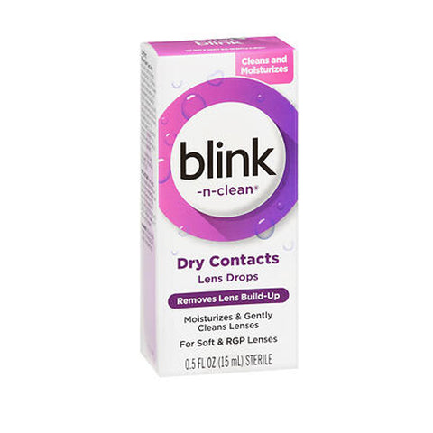 Bausch + Lomb, Blink-N-Clean Dry Contacts Lens Drops, 15 Ml Bausch + Lomb